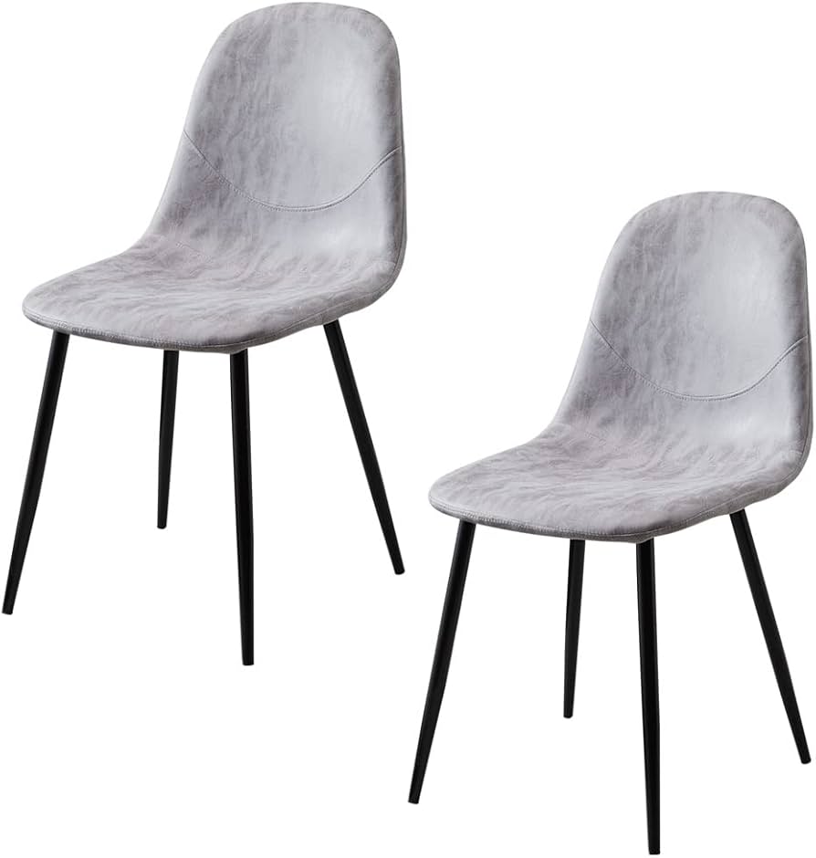 Amazon｜イームズチェア ダイニングチェア 2脚セット PUレザー